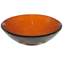Meyda 116367 Ambrosia Custom Fused Glass Vessel Sink Bowl