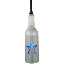 Meyda 124434 Coastal Starfish Wine Bottle Mini Pendant