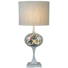 Meyda 12569 Tiffany Dragonfly Table Lamp with Lighted Base