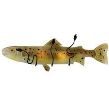 Meyda 132286 Metro Fusion Brown Trout Glass Wall Sconce