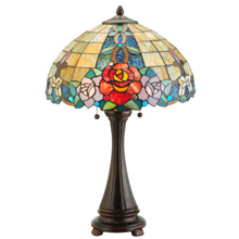 Meyda 138121 Rose Vine Table Lamp