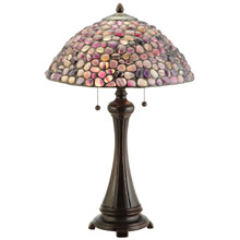 Meyda 138125 Agate Purple Table Lamp