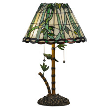 Meyda 138588 Loro Paraiso Tiffany Table Lamp
