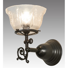 Meyda 156228 Revival 7.5"W Gas & Electric Wall Sconce