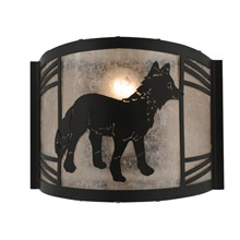 Meyda 157302 Fox on the Loose 12"W Right Wall Sconce