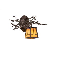 Meyda 170877 Valley View Pine Branch 16"W Left Wall Sconce