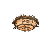 Meyda 178827 Oak Leaf & Acorn 18"W Flushmount