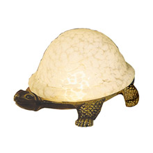 Meyda 18007 Turtle Art Glass Accent Lamp