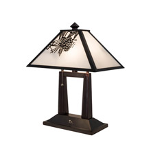 Meyda 182011 Winter Pine 20"H Table Lamp