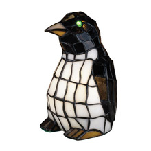 Meyda 18470 Penguin Tiffany Glass Accent Lamp