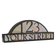 Meyda 18598 Personalized Street Address Sign