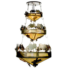Meyda 20692 Catch Of The Day Bass Three Tier Inverted Pendant
