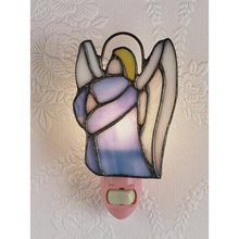Meyda 20828 Angel Stained Glass Nightlight
