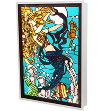 Meyda 212842 Mermaid of the Sea 22" Wide X 29" High LED Backlit Window