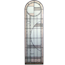 Meyda 22868 Deco Arched Left Sided Stained Glass Window