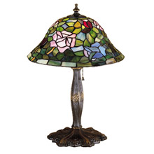 Meyda 26321 Tiffany Rosebush Accent Lamp