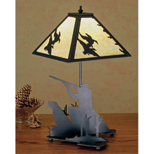 Meyda 28314 Duck Hunter Table Lamp