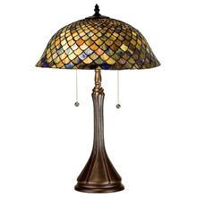 Meyda 28369 Tiffany Fishscale Medium Table Lamp