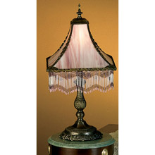 Meyda 28405 Fringed Table Lamp