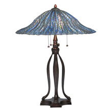 Meyda 29385 Tiffany Lotus Leaf Table Lamp