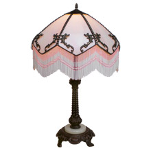 Meyda 31313 Regina Fringed Table Lamp