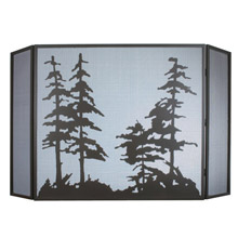 Meyda 31676 Tall Pines Folding Fireplace Screen