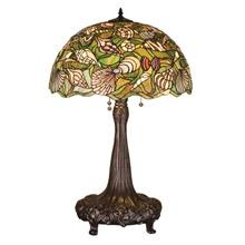 Meyda 44891 Tiffany Tidal Shells Large Table Lamp