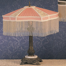 Meyda 49469 Persian Fabric With Fringe Table Lamp