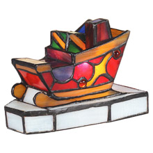 Meyda 82156 Sleigh with Presents 4.5"H Accent Lamp