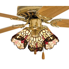 Meyda 99245 Tiffany Hanginghead Dragonfly Fan Light Shade