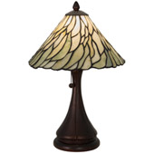 Jadestone Willow 18"H Table Lamp - Meyda 107365
