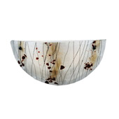 Contemporary Ramoscelli Fused Glass Wall Sconce - Meyda 109614