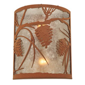 Rustic Whispering Pines Wall Sconce - Meyda 110930