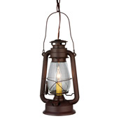 Rustic Miners Lantern Mini Pendant - Meyda 114828