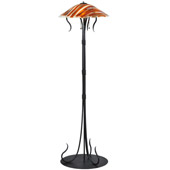 Contemporary Marina Fused Glass Floor Lamp - Meyda 115471