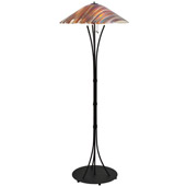 Contemporary Marina Fused Glass Floor Lamp - Meyda 117751