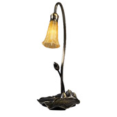 Victorian Favrile lily Table Lamp - Meyda Tiffany 12432