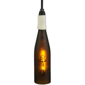 Coastal Anchor Wine Bottle Mini Pendant - Meyda 124429