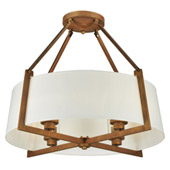 Contemporary Cilindro Lucy Semi-Flush Mount Ceiling Fixture - Meyda 129153