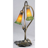Victorian Favrile Lily Table Lamp - Meyda Tiffany 12939