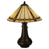 Craftsman/Mission Belvidere Table Lamp - Meyda 130743
