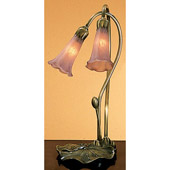 Victorian Favrile Lily Table Lamp - Meyda Tiffany 13209