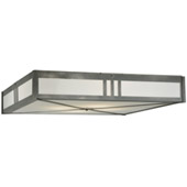 Contemporary Whitewing Flush Mount Ceiling Fixture - Meyda 135132