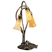 Victorian Pond Lily Accent Lamp - Meyda 13636