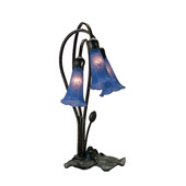 Victorian Favrile Lily Table Lamp - Meyda Tiffany 13746