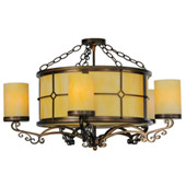 Traditional Standford Close-To-Ceiling Chandelier - Meyda 139481