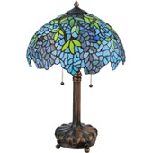 Tiffany Wisteria Table Lamp - Meyda 139606