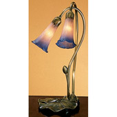 Victorian Favrile Lily Table Lamp - Meyda Tiffany 14064