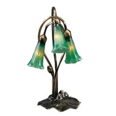 Victorian Favrile Lily Table Lamp - Meyda Tiffany 14150