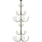 Colonial Cheal Double Chandelier - Meyda 143565